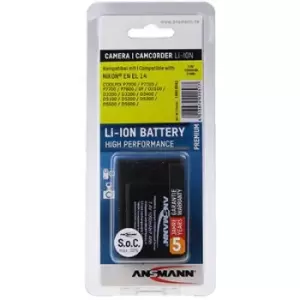 Image of Ansmann A-Nik ENEL14 Battery (Nikon EN-EL14)