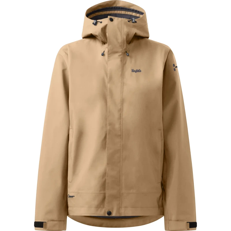Image of Womens waterproof jacket Haglofs Breeze Beige Female M