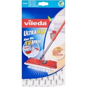 Image of Vileda Microfibre Replacement Head for 1 2 Spray and Clean Mop System
