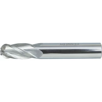 Image of Sherwood - 6.00MM Carbide Micrograin 4 Flute Plain Shank Ball Nosed End Mills