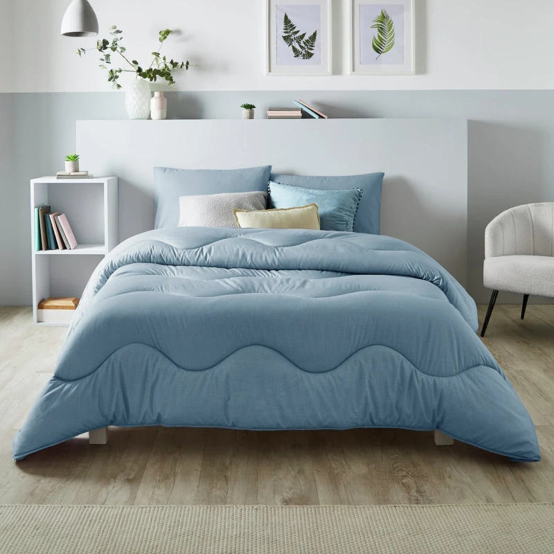 Image of Night Lark Night Lark Linen Print Coverless 10.5 Tog Duvet - Double