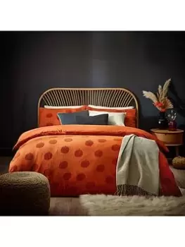 Image of Furn Halloween Tufted Pumpkins Duvet Cover Set