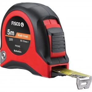 image of Fisco Tape Measure Imperial & Metric 16ft / 5m 19mm