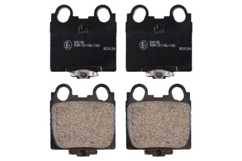 Image of SWAG 33 10 5132 Brake pad set Rear Axle, with acoustic wear warning Brake Pad Set,disc brake (402)
