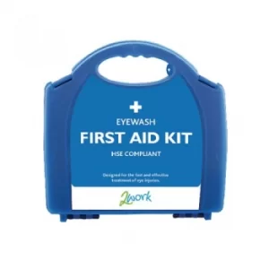 Image of 2Work Eyewash Station with Eye Wash Pods and Eye Pad Dressing W99440