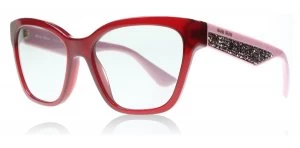 Image of Miu Miu MU06RS Sunglasses Opal Bordeaux TKW/5J0 57mm