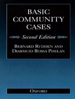 Image of Basic Community Cases by Bernard Rudden and Diarmuid Rossa Phelan Book