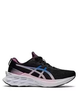Image of Asics Novablast 2 Trainer, Black/Pink, Size 5, Women