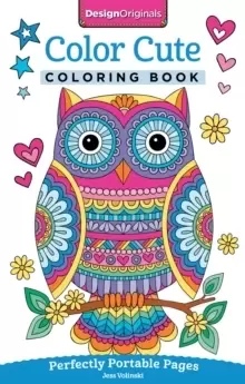 image of Color Cute Coloring Book : Perfectly Portable Pages