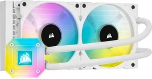 Image of Corsair 240mm H100i Elite Capellix White RGB Intel/Amd Cpu Liquid Cool