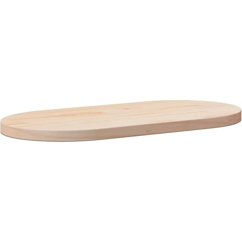Image of VIDAXL Vidaxl - Table Top 90x45x2.5cm Solid Wood Pine Oval 8720845805586