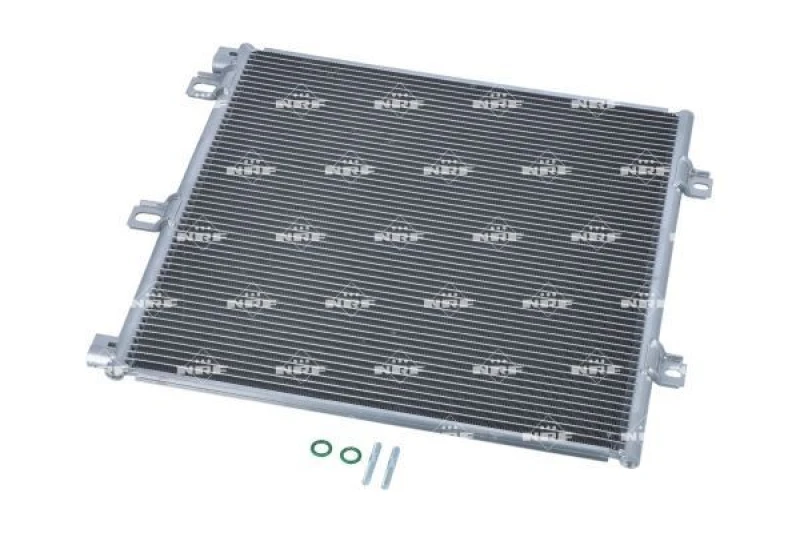 Image of NRF 35901 Condenser EASY FIT, with seal ring, with nitrogen filling Aluminium Condenser,air conditioning (448)