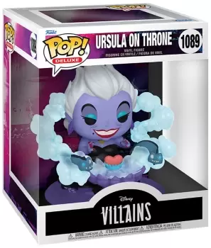 image of Disney Villains Ursula on throne (Pop! Deluxe) vinyl figurine no. 1089 Funko Pop! multicolor