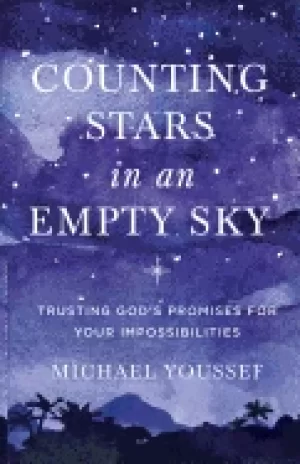 Image of counting stars in an empty sky trusting gods promises for your impossibilit