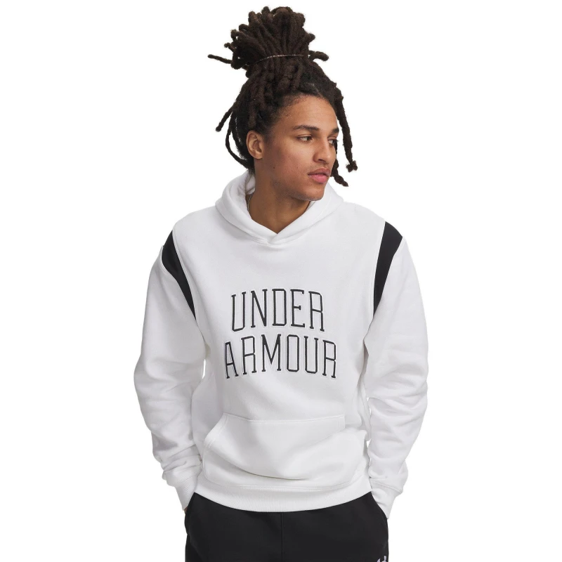 Image of Under Armour UA Riv Flc N Hdy Sn63 White/Blk/Wht male M