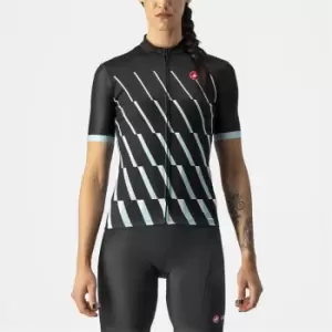 Image of Castelli Pendio SS Womens Jersey - Black