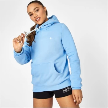 image of Jack Wills Astbury Pheasant Logo Hoodie - Blue