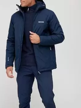 Image of Regatta Thornridge Waterproof Insulated Jacket, Navy Size XL Men