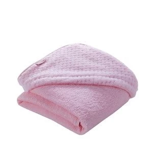 image of Clair de Lune Honeycomb Hooded Towel - Pink