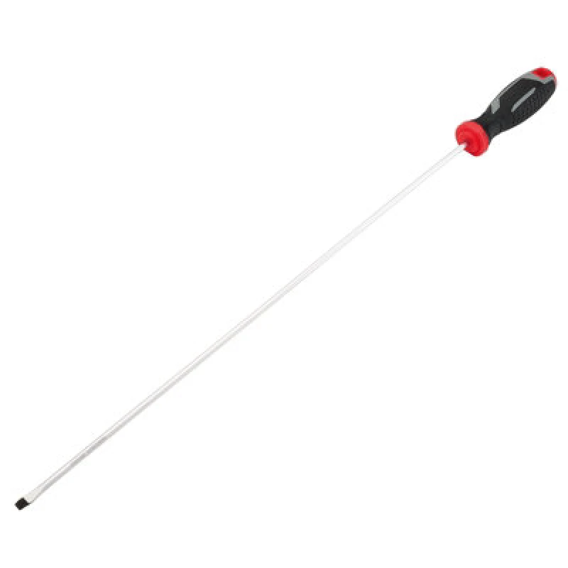 Image of Draper 13395 Slotted Soft Grip Screwdriver, SL5.5 x 450mm 13395