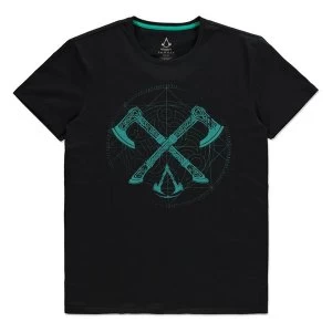 image of Assassins Creed - Axes Mens Large T-Shirt - Black