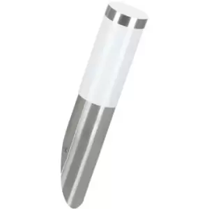 Image of Netlighting Helsinki 1 Light Outdoor Wall Light Stainless Steel IP44, E27