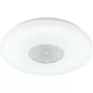 image of Capasso 1 - LED Round Flush Ceiling Light White - Eglo