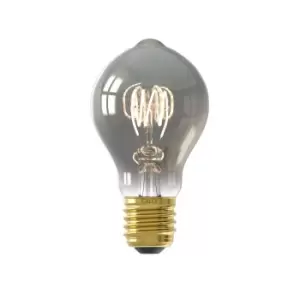 Image of Calex Filament Flex Classic A60 Titanium E27 Dimmable 136 Lumen Warm White Decorative Light Bulb