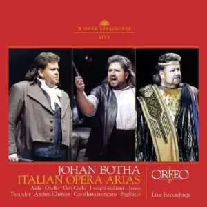 Image of Johan Botha Italian Opera Arias by Giuseppe Verdi CD Album