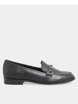 image of Long Tall Sally Saddle Loafer Black, Size 10, Women