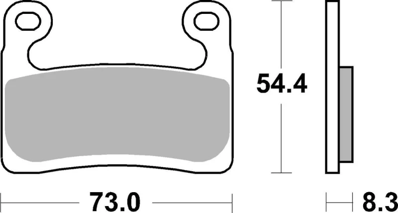 Image of sbs 960DS Brake pad set Brake Pad Set,disc brake (402)