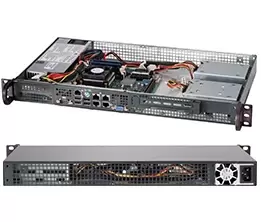 Image of CSE-505-203B - DDR4-SDRAM - Rack (1U) - 200 W - 0 - 40 °C - -40 - 70 °C - 8 - 90%