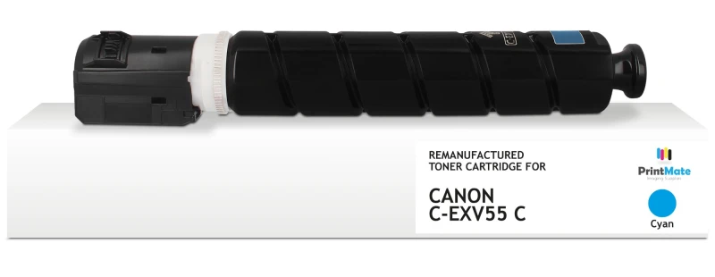 Image of PrintMate Canon C-EXV55 C. remanufactured toner. Cyan 18000p