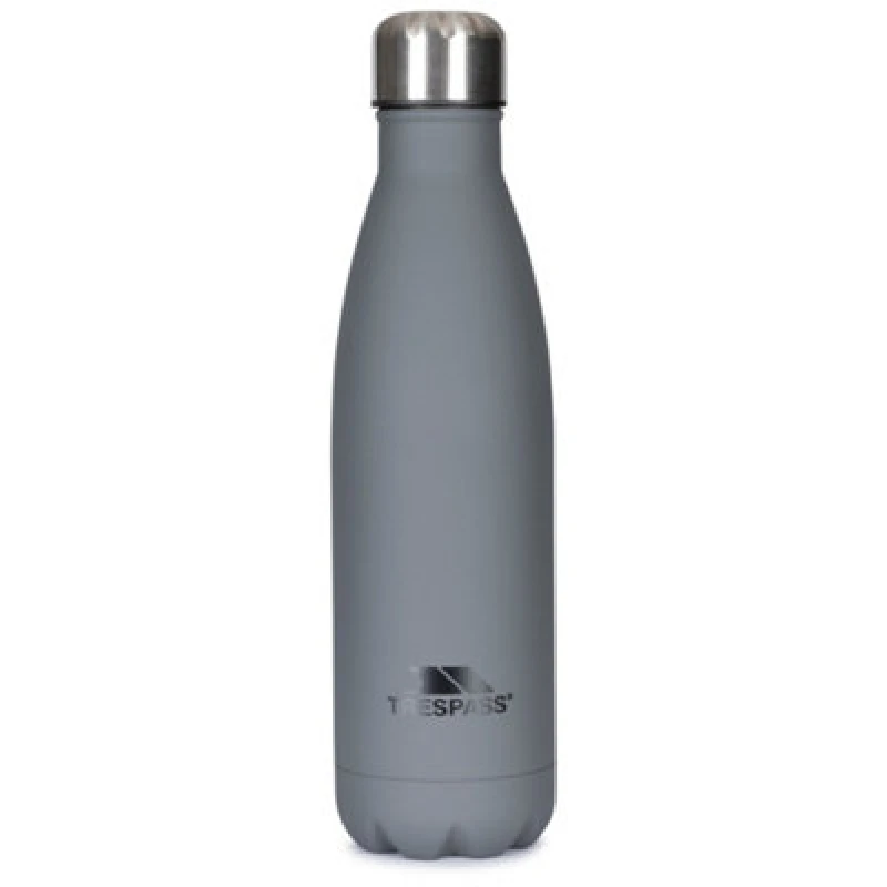 Image of Trespass Trespass Cerro Thermal Flask in Grey Grey One Size Unisex 5063300421864