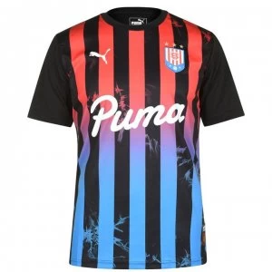 image of Puma US Short Sleeve Jersey Mens - Black/Red