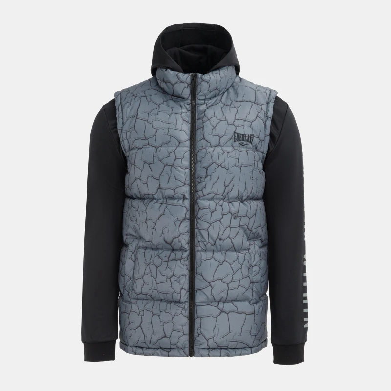 Image of Everlast Hybrid Jacket Mens Crack Charcoal male S