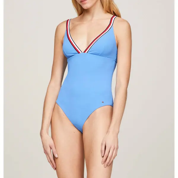 Image of Global Stripe Recycled Swimsuit