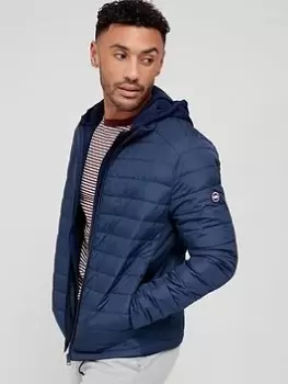 Image of Jack & Jones Lightweight Padded Jacket - Navy Blazer , Navy Blazer, Size S, Men