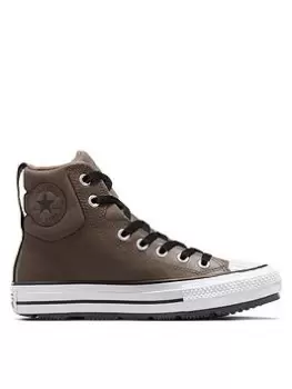 image of Converse Chuck Taylor All Star Berkshire Boot, Brown, Size 5 Older