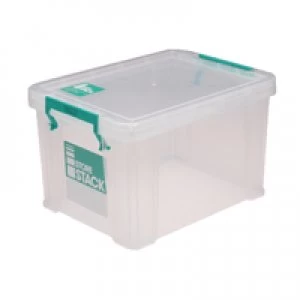 image of StoreStack Clear 1.7 Litre Storage Box W200 x D130 x H110mm RB00815