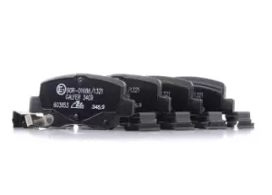 Image of ATE Brake pad set TOYOTA 13.0460-3853.2 0446605040,0446605041