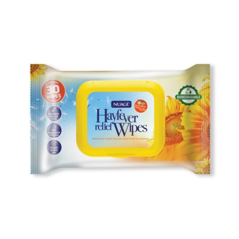 Image of Nuage Nuage Hayfever Relief Wipes x30 Wipes Pack of 24 NUA1049 NUA1049