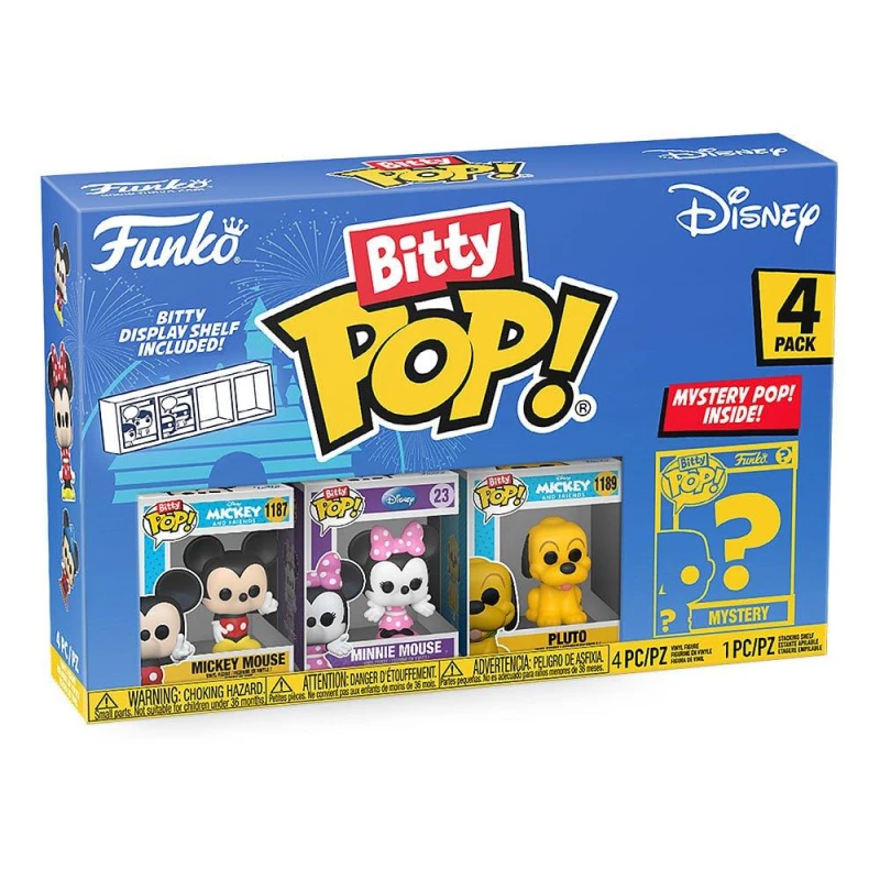 Image of Funko Bitty Pop: Disney Classic S1 4 Pack (Styles Vary) Multi unisex