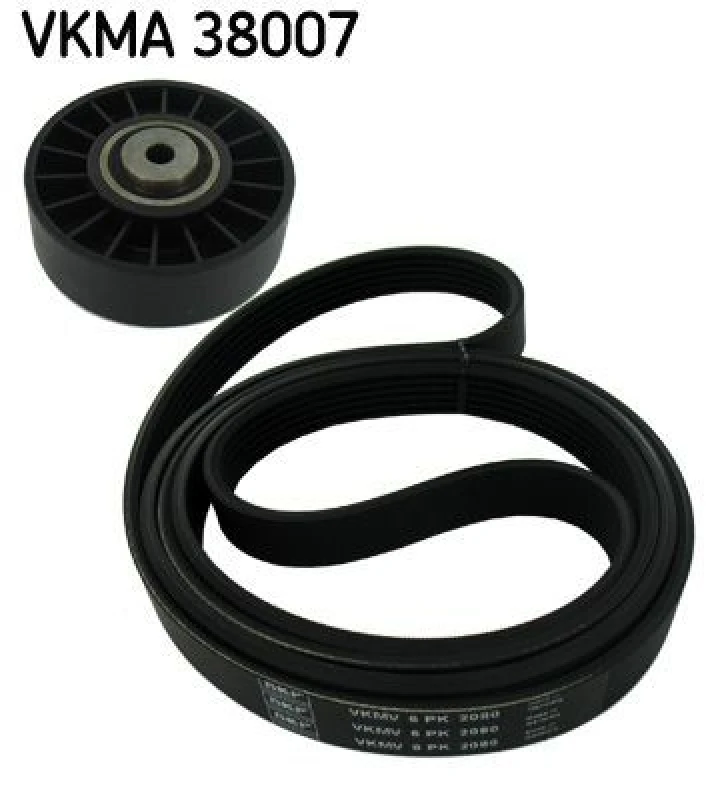 Image of SKF V-Ribbed Belt Set SKF VKMA 38007