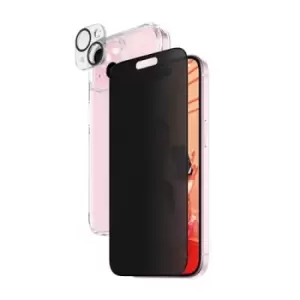 image of PanzerGlass Privacy 3-in-1 Pack iPhone 15