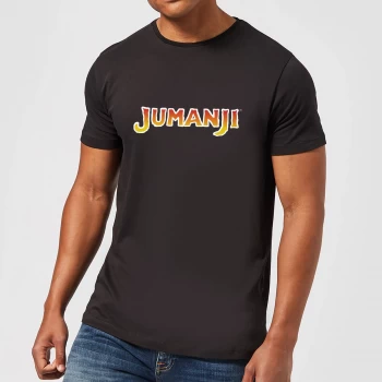 Image of Jumanji Logo Mens T-Shirt - Black - 3XL - Black