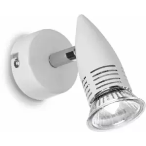 image of Alfa white wall light 1 bulb