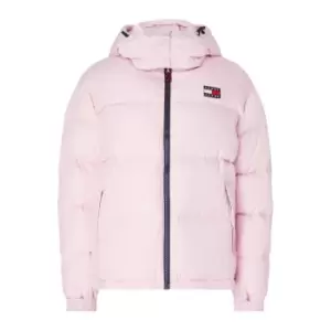 image of Tommy Jeans Alaska Puffer Jacket Womens - Pink