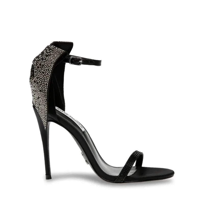 Image of Steve Madden Womens heeled sandals Steve Madden Bellarosa Noir Female 38