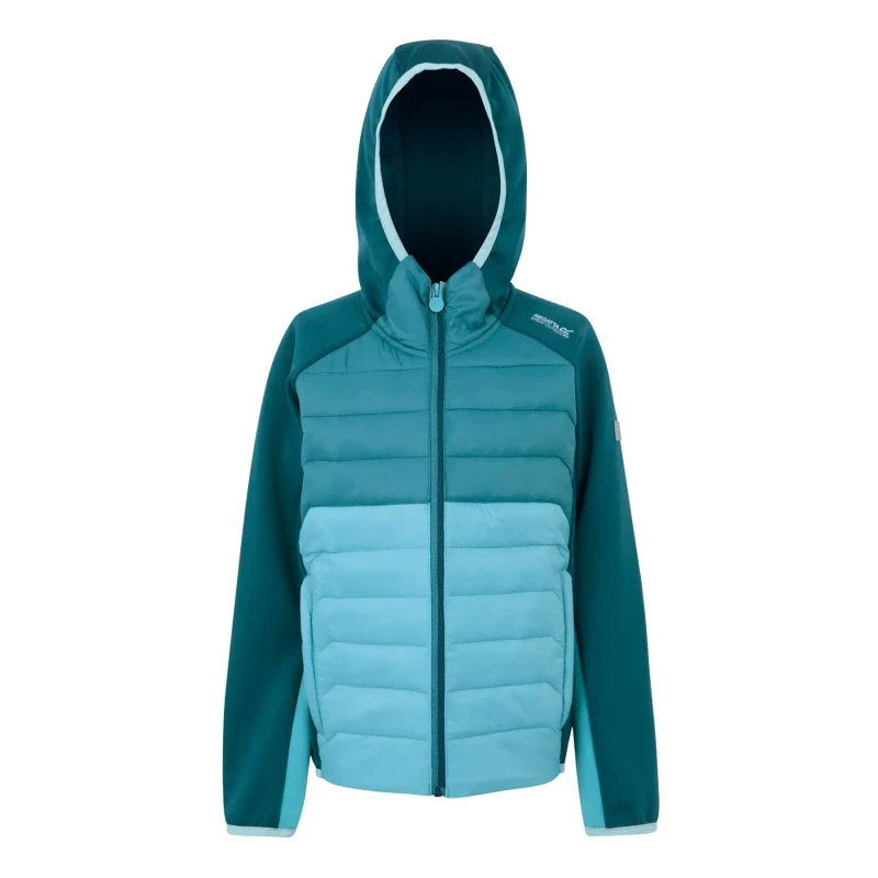 Image of Hybrid hoodie for kids Regatta Kielder IX Bleu Unisex 13 ans